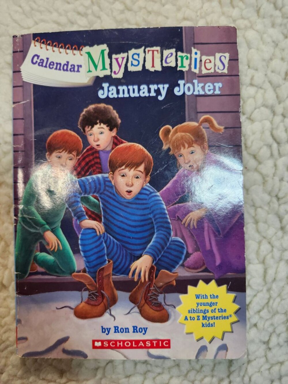 January Joker Ron Roy Scholastic Calendar Mysteries Paperback Used 2010 Edition